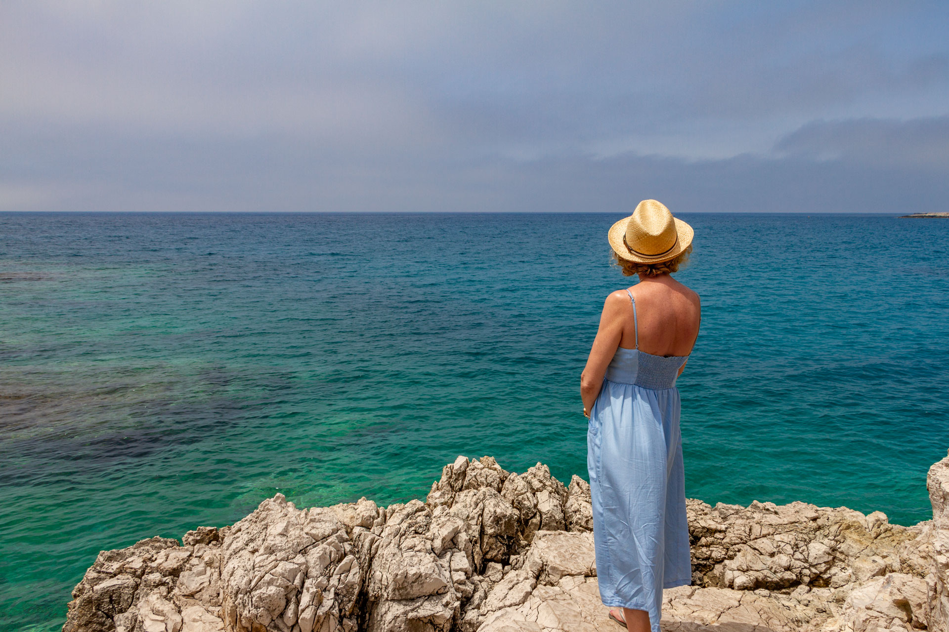 The Ionian coastline near Nardò — clear turquoise water at Santa Maria al Bagno, Salento