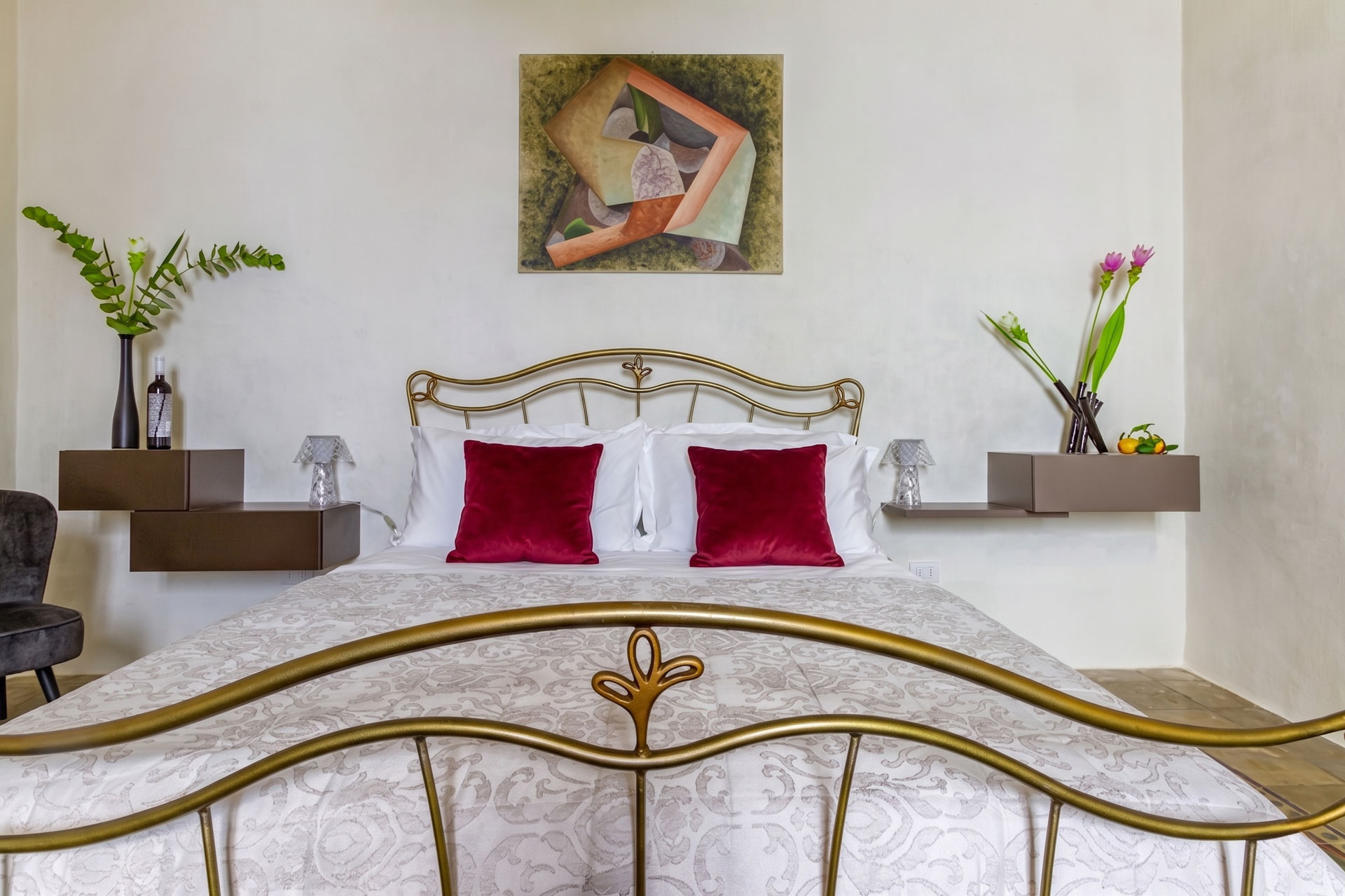 Interior of Palazzo Cariddi — a 16th-century luxury residence in Nardò, Puglia